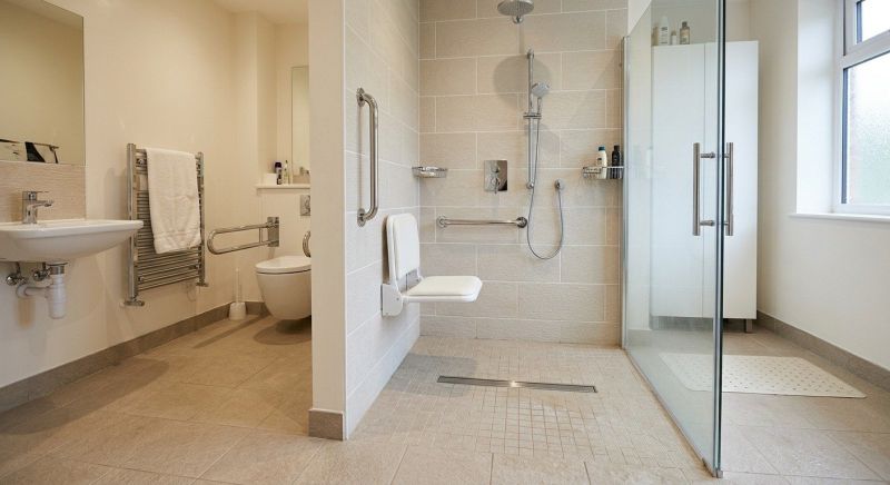 Walk In Shower Installation detail