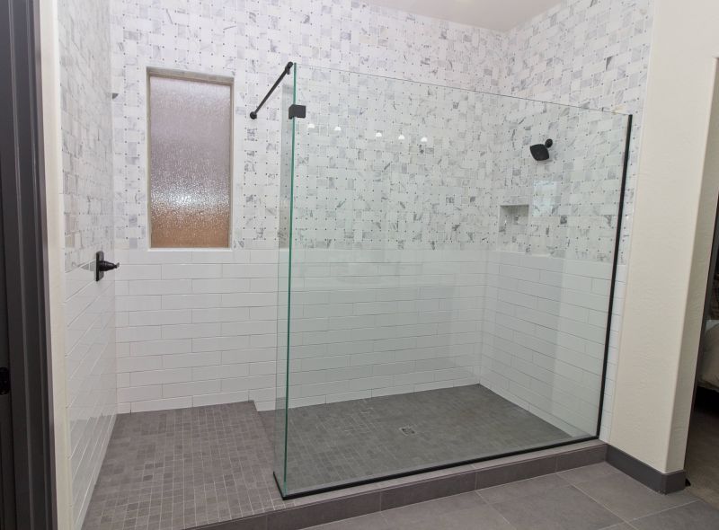 Corner Walk-in Shower with Niche